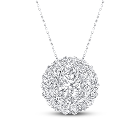 Lab-Created Diamonds by KAY Necklace 1-1/4 ct tw 14K White Gold 18
