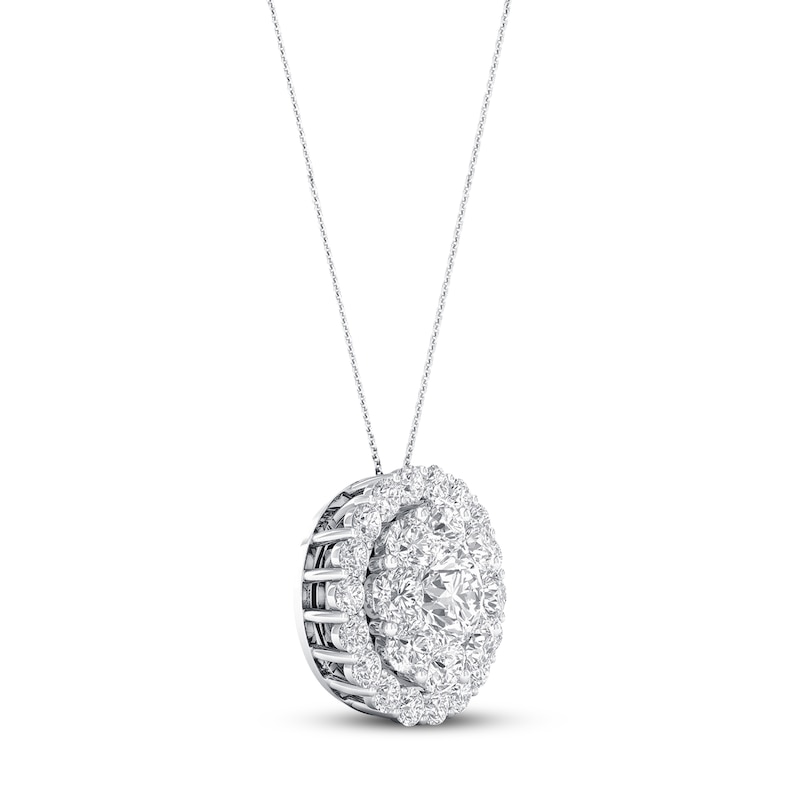 Main Image 3 of KAY Lab-Grown Diamonds Necklace 1-1/4 ct tw 14K White Gold 18&quot;
