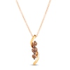 Thumbnail Image 1 of Le Vian Chocolate Diamond Necklace 1/3 ct tw 14K Honey Gold 18&quot;