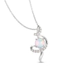 Thumbnail Image 1 of Le Vian Opal Necklace 1/5 ct tw Diamonds 14K Vanilla Gold 18&quot;