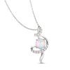 Thumbnail Image 0 of Le Vian Opal Necklace 1/5 ct tw Diamonds 14K Vanilla Gold 18"