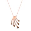 Le Vian Diamond Necklace 7/8 ct tw 14K Strawberry Gold 18"