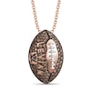 Thumbnail Image 0 of Le Vian Limited Edition Football Necklace 1-1/2 ct tw Diamonds 14K Two-Tone Gold 18"