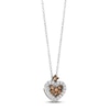 Thumbnail Image 0 of Le Vian Diamond Heart Necklace 1/4 ct tw 14K Vanilla Gold 18"