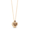 Thumbnail Image 0 of Le Vian Diamond Heart Necklace 1/4 ct tw 14K Honey Gold 18"