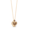 Thumbnail Image 1 of Le Vian Diamond Heart Necklace 1/4 ct tw 14K Honey Gold 18&quot;