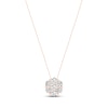 Thumbnail Image 1 of Diamond Fashion Necklace 1/5 ct tw Round-cut 10K Rose Gold 18&quot;