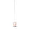 Thumbnail Image 3 of Diamond Fashion Necklace 1/5 ct tw Round-cut 10K Rose Gold 18&quot;