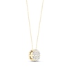 Thumbnail Image 2 of Diamond Fashion Necklace 1/5 ct tw Round-cut 10K Yellow Gold 18&quot;