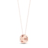 Thumbnail Image 4 of Diamond Fashion Necklace 1/4 ct tw Round-cut 10K Rose Gold 18"
