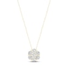 Thumbnail Image 1 of Diamond Fashion Necklace 1/4 ct tw Round-cut 10K Yellow Gold 18"