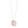 Thumbnail Image 1 of Diamond Fashion Necklace 1/3 ct tw Round-cut 10K Rose Gold 18"