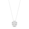 Thumbnail Image 0 of Diamond Fashion Necklace 1/3 ct tw Round-cut 10K White Gold 18"