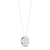 Thumbnail Image 1 of Diamond Fashion Necklace 1/3 ct tw Round-cut 10K White Gold 18"