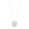 Thumbnail Image 1 of Diamond Fashion Necklace 1/3 ct tw Round-cut 10K Yellow Gold 18"