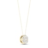 Thumbnail Image 1 of Diamond Fashion Necklace 1/3 ct tw Round-cut 10K Yellow Gold 18"