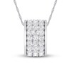 Thumbnail Image 0 of Diamond Necklace 1/2 ct tw 10K White Gold 18"