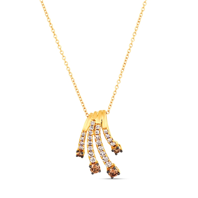 Le Vian Diamond Necklace 1/2 ct tw 14K Honey Gold 18"