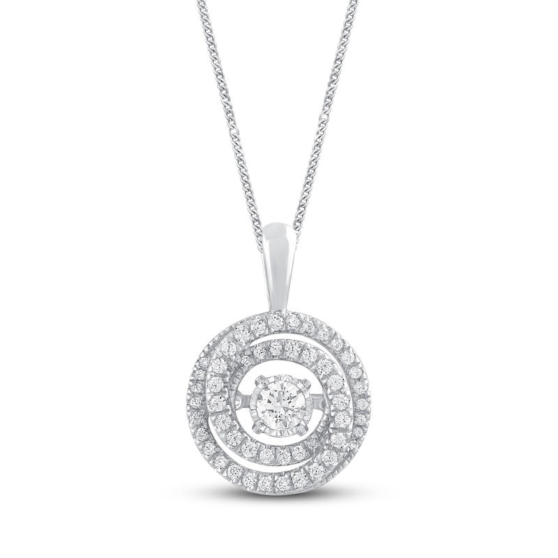 Unstoppable Love Diamond Necklace 1/2 ct tw 10K White Gold 19"