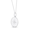 Thumbnail Image 1 of Diamond Star Necklace Sterling Silver 18"