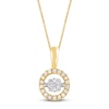 Thumbnail Image 1 of Unstoppable Love Diamond Necklace 1/4 ct tw 10K Yellow Gold 19&quot;