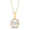 Thumbnail Image 1 of Unstoppable Love Diamond Necklace 1/2 ct tw 10K Yellow Gold 19&quot;