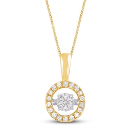 Unstoppable Love Diamond Necklace 1/2 ct tw 10K Yellow Gold 19"