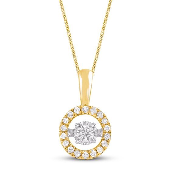 Unstoppable Love Diamond Necklace 1/2 ct tw 10K Yellow Gold 19"