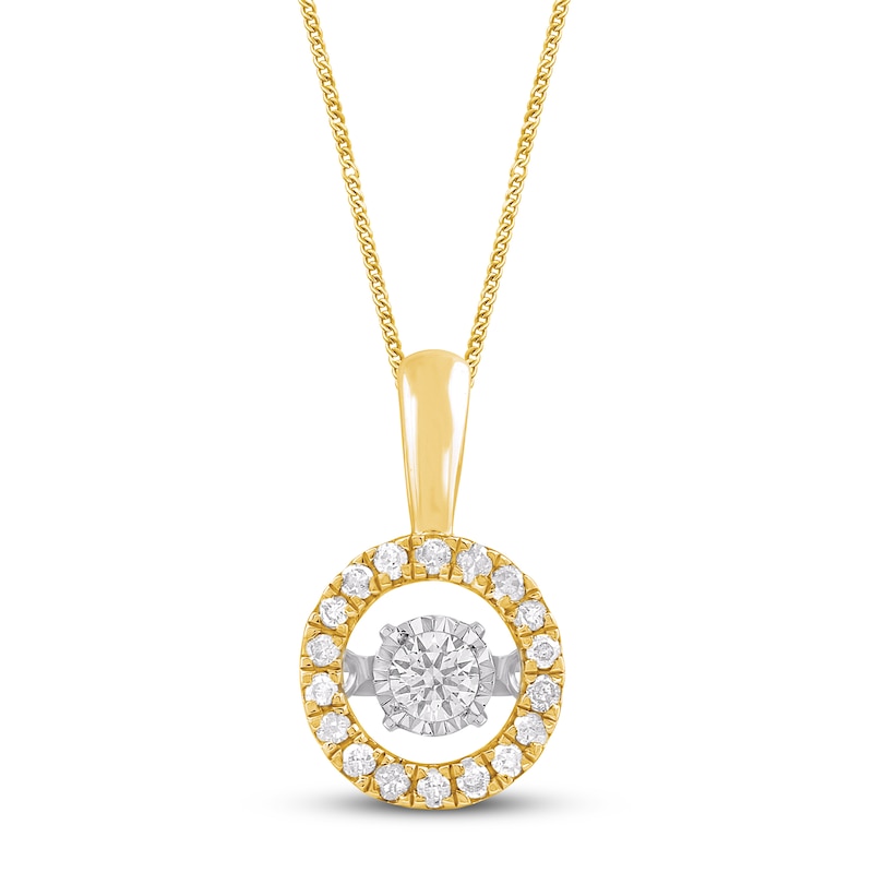 Unstoppable Love Diamond Necklace 1/2 ct tw 10K Yellow Gold 19"