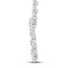 Thumbnail Image 2 of Circle of Gratitude Diamond Necklace 1/8 ct tw Round-cut 10K White Gold 19"