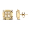 Thumbnail Image 1 of Men's Diamond Earrings 1/5 ct tw Round-cut 10K Yellow Gold