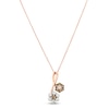 Thumbnail Image 1 of Le Vian Diamond Flower Necklace 7/8 ct tw 14K Strawberry Gold 18&quot;