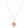 Thumbnail Image 2 of Le Vian Rhodolite Ladybug Necklace 1/6 ct tw Diamonds 14K Strawberry Gold 18"