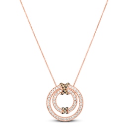 Le Vian Necklace 7/8 ct tw Diamonds 14K Strawberry Gold 18"