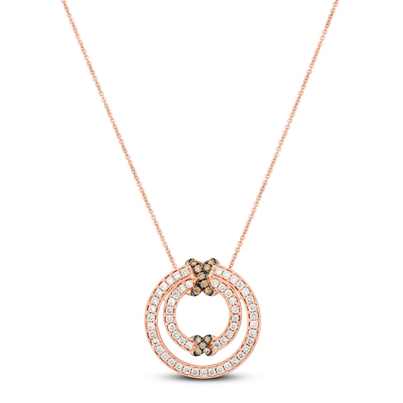 Le Vian Necklace 7/8 ct tw Diamonds 14K Strawberry Gold 18"