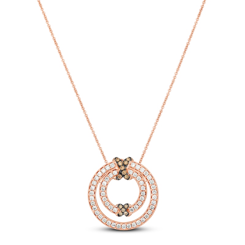 Le Vian Necklace 7/8 ct tw Diamonds 14K Strawberry Gold 18"