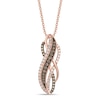 Thumbnail Image 1 of Le Vian Diamond Necklace 3/4 ct tw 14K Strawberry Gold 18&quot;