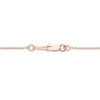 Thumbnail Image 3 of Encircled by Love Diamond Necklace 1/4 ct tw Round-cut 10K Rose Gold 18&quot;