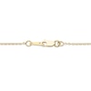Thumbnail Image 3 of Encircled by Love Diamond Necklace 1/2 ct tw Round-cut 10K Yellow Gold 18&quot;
