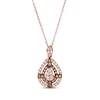 Thumbnail Image 0 of Le Vian Diamond Necklace 1/3 ct tw Round-cut 14K Strawberry Gold 18"