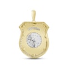 Thumbnail Image 4 of Men's Diamond Police Badge Pendant 1/5 ct tw Round-cut 10K Yellow Gold