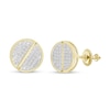 Thumbnail Image 0 of Men's Diamond Stud Earrings 1/6 ct tw Round-cut 10K Yellow Gold