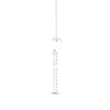 Thumbnail Image 2 of Diamond Cross Necklace 1/10 ct tw Round-Cut 10K White Gold 18&quot;