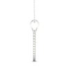 Thumbnail Image 2 of Diamond Heart Necklace 1/5 ct tw Round-Cut Sterling Silver 18&quot;