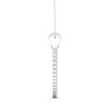 Thumbnail Image 1 of Diamond Heart Necklace 1/4 ct tw Round-Cut 10K White Gold 18"