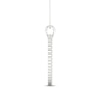 Thumbnail Image 2 of Diamond Heart Necklace 1/2 ct tw Round-cut 10K White Gold 18&quot;