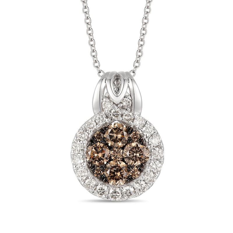 Main Image 1 of Le Vian Diamond Necklace 1 ct tw 14K Vanilla Gold 18&quot;