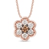 Thumbnail Image 1 of Le Vian Diamond Necklace 3/8 ct tw 14K Strawberry Gold 18&quot;