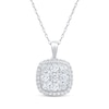Thumbnail Image 1 of Diamond Necklace 1 ct tw 10K White Gold 18&quot;