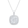 Thumbnail Image 0 of Diamond Necklace 1 ct tw 10K White Gold 18"